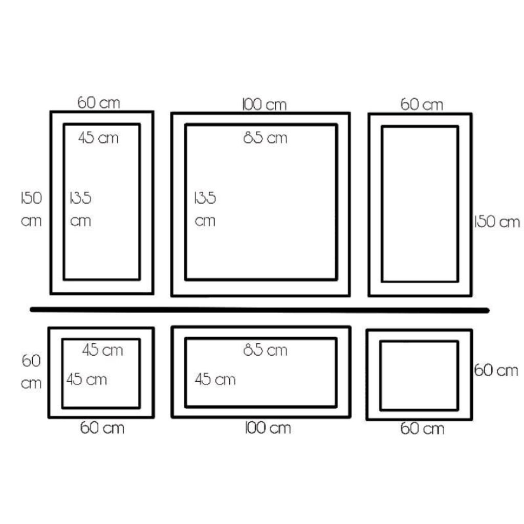 List Moulding PVC paket dinding 3x3 M SULTAN