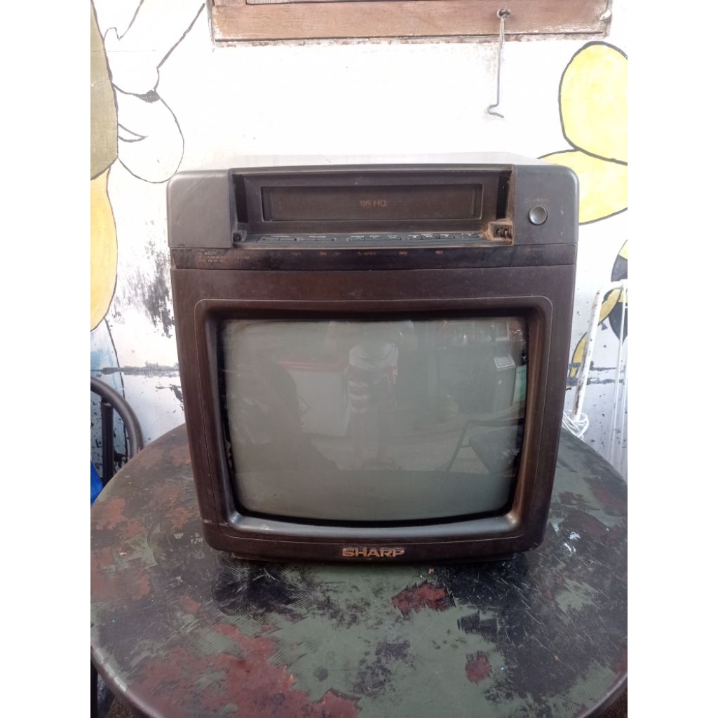 TV SHARP VT-1480B Vintage,TV Sharp Jadul,TV SHARP Murah