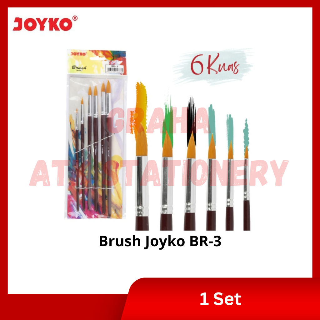

[1 Pcs] Brush Joyko BR-3 / Kuas Lukis Joyko BR-3