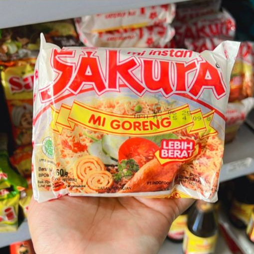 

Paket isi 5 PCS Sakura Mie Instant Mie Goreng - Ukuran 60 gram