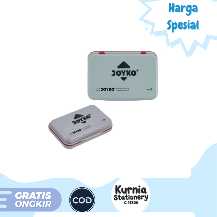 

Joyko Stamp Pad No.0 & No.00 / Alas Tinta Stampel / Bak Stempel