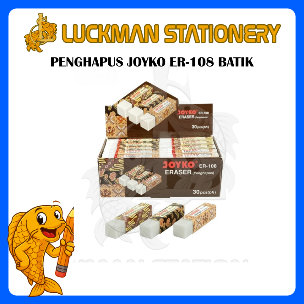 

LUCKMAN STATIONERY - PENGHAPUS JOYKO ER-108 BATIK (Pcs)