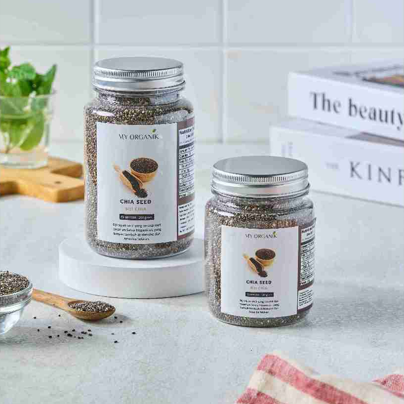 

My Organik Chia Seed Organik Tanpa Campuran NON GMO Rekomendasi Untuk Chia Pudding