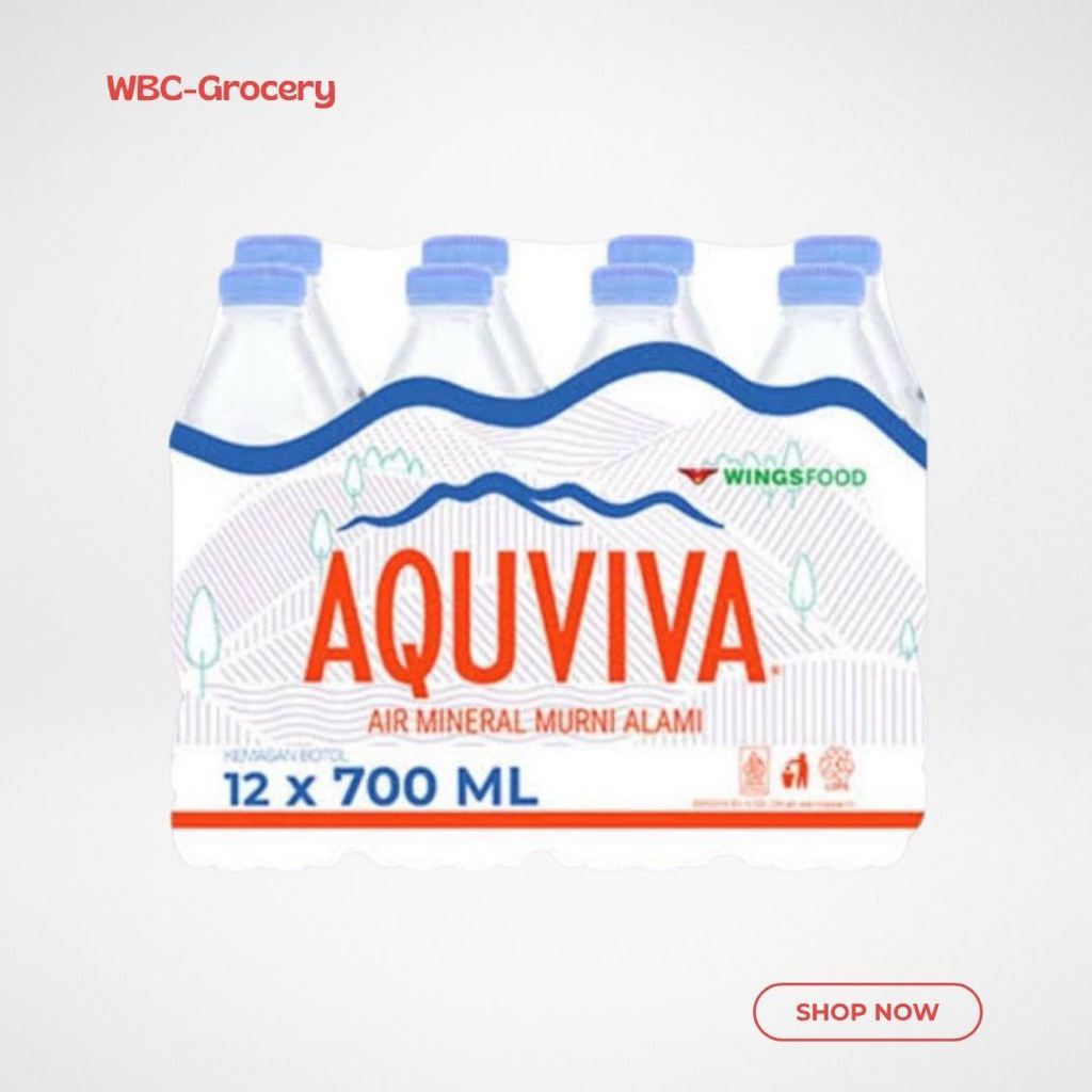 

[WBC GROSIR] Aquviva 700ML Botol - Air Mineral
