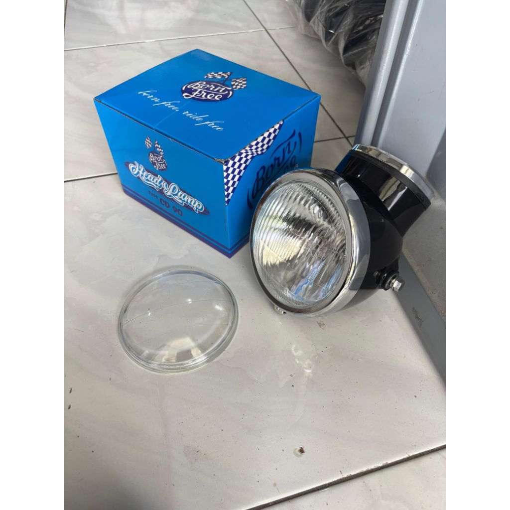 LAMPU DEPAN HONDA CD 90 IMPOR BATOK LAMPU DEPAN HONDA CD 90