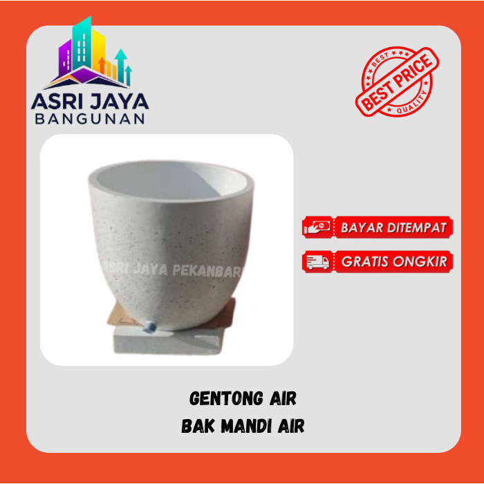 

Bak Mandi Bahan Batu Bermotif dengan Diameter 50 Cm dan Tinggi 60 Cm- Free Ongkir Pekanbaru