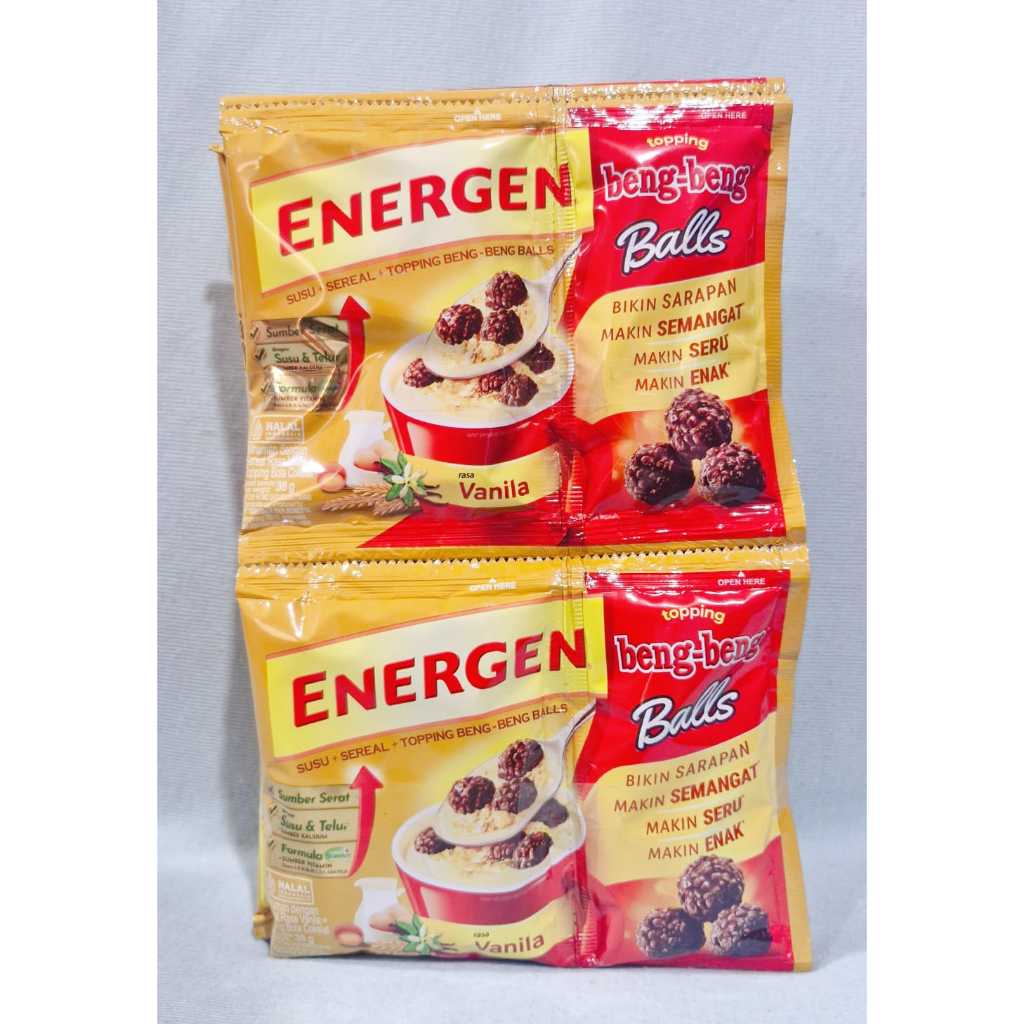 

Energen Sereal dan Susu Vanilla Topping Beng-Beng Balls (1 Renteng isi 10 Pcs)
