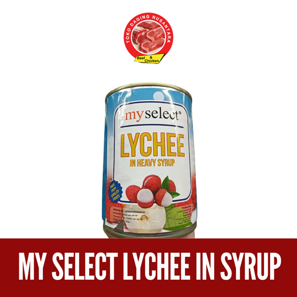 

My Select Lychee in Syrup 567 Gram / Leci Kaleng
