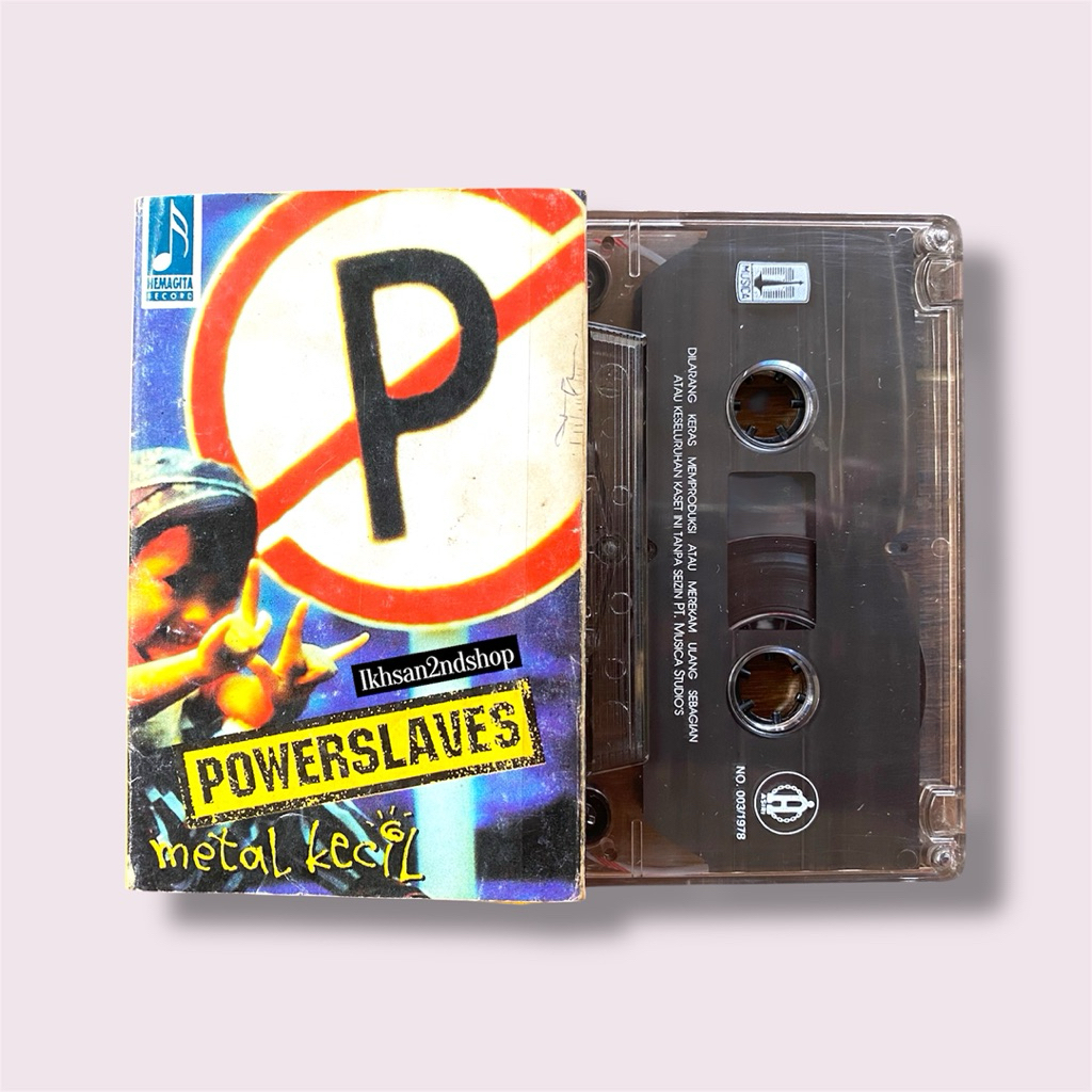 Kaset Pita Power Slaves - Metal Kecil