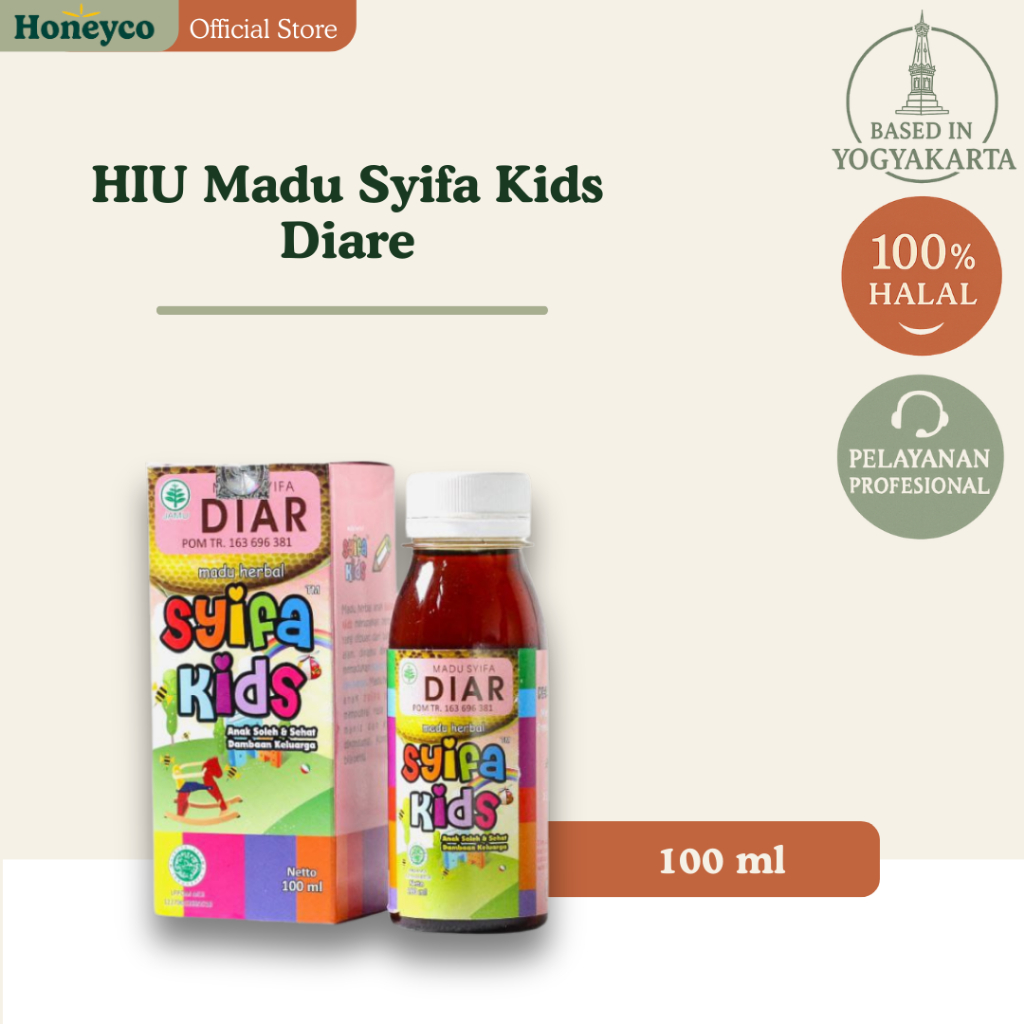 Madu Syifa Kids Diare - Madu Diare Anak Umur 7 Tahun - Obat Diare Anak 2 Tahun
