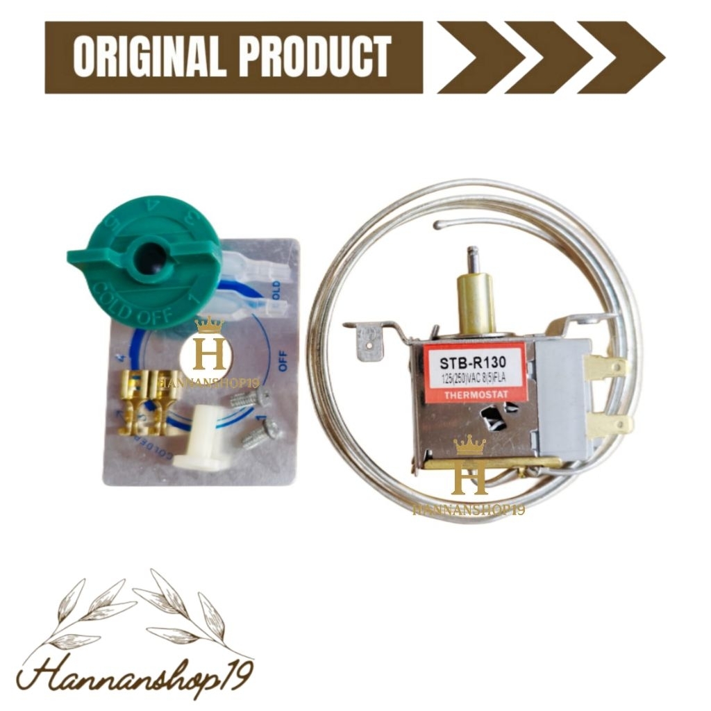 Thermostat kulkas freezer showcase 130 / Tempratur suhu kulkas / Tombol pengatur suhu kulkas / Puter