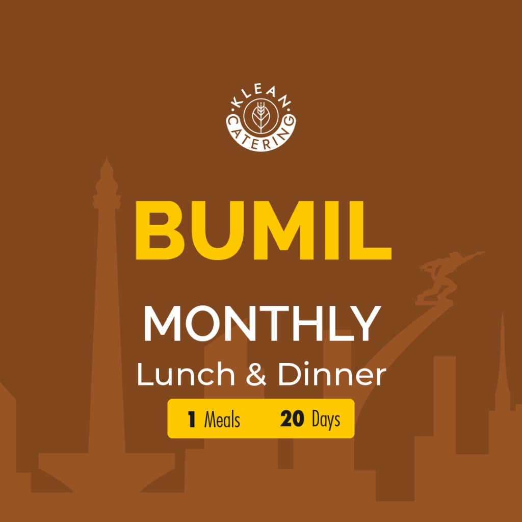 

Klean Ibu Hamil Catering Sehat - Monthly (20 Meals/20 Days)