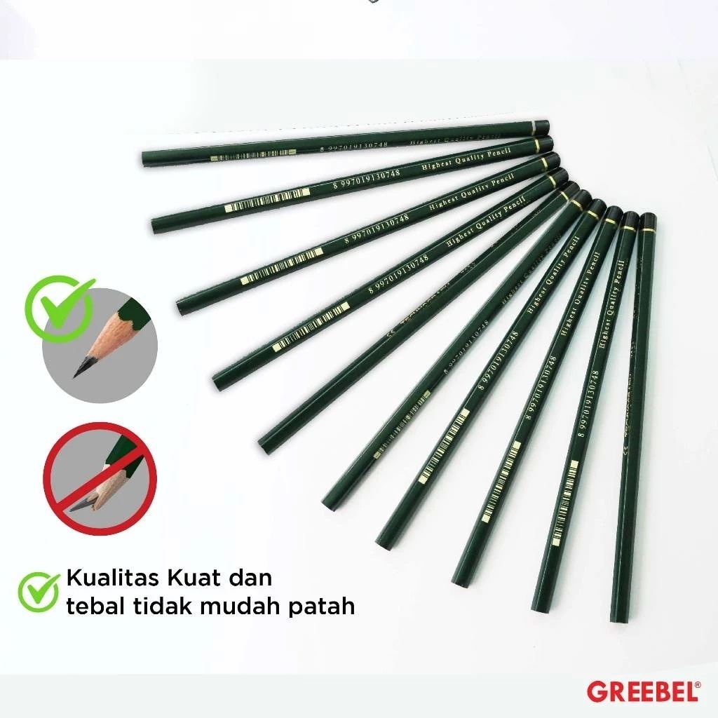 

Greebel Pensil 2B Technograph 7018 For Computer ( 1 Pcs )