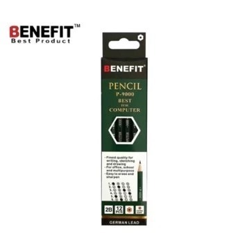 

TBMO PACK PENSIL BENEFIT 2B HIJAU P-9000 ISI 12PCS