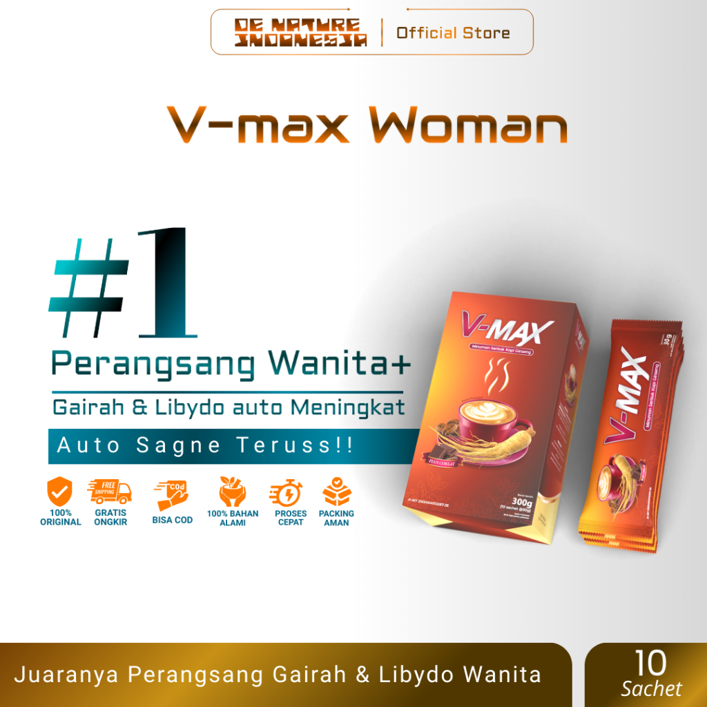 

junaidi_fahmi - v max minuman coklat creamy - chocolate drink wanita terlaris shopee