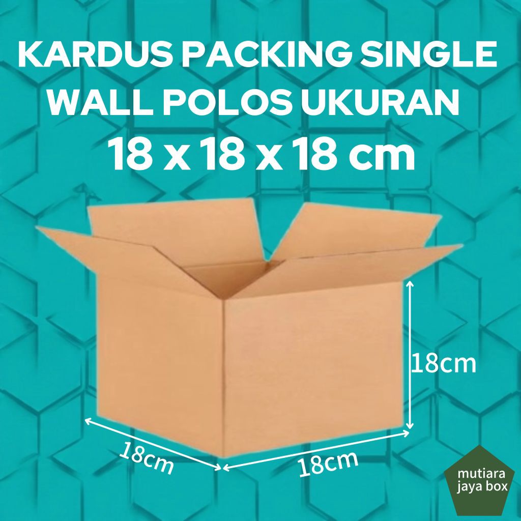 

KARDUS PACKING 18x18x18cm SINGLE WALL POLOS