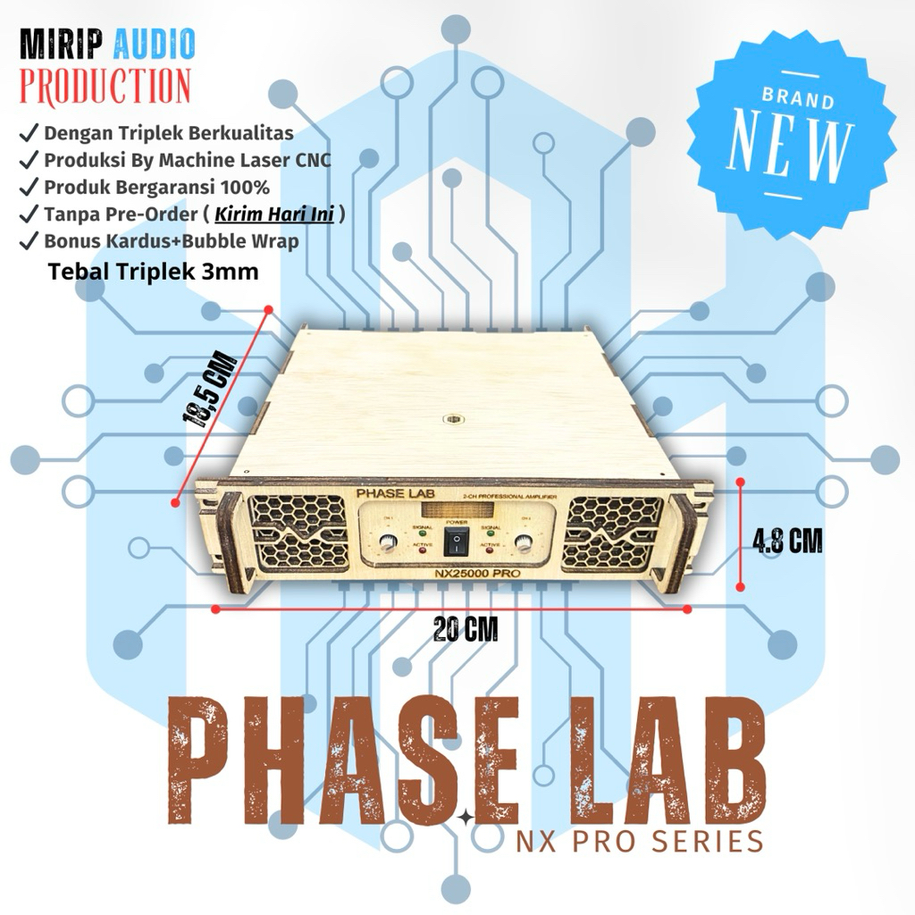 Miniatur Box Power Ampli PHASE LAB
