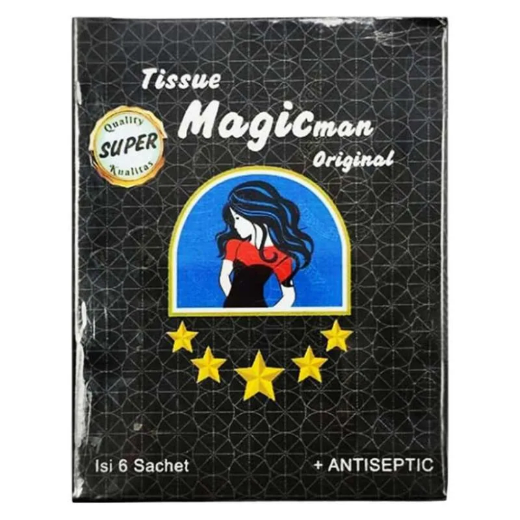 Tissue Magic Man Original - 6 Sachets (Tisu Magic Man Original)