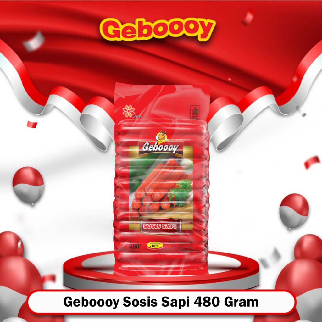 

Geboooy Sosis Sapi 480 Gram