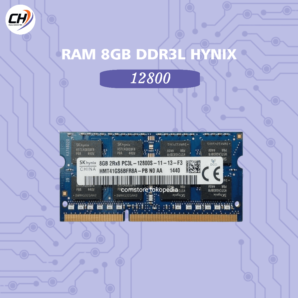 Memory RAM Laptop 8GB DDR3L 12800 Hynix