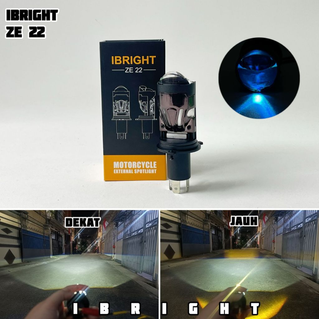 IBRIGHT ZE 22 - Lampu Utama H4 LED