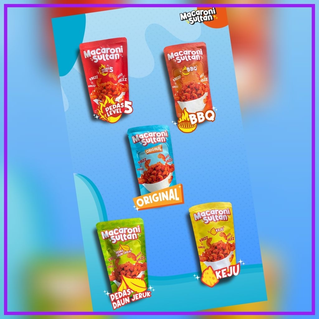 

Cemilan Cekelin Macaroni Sultan - Isi 50gr