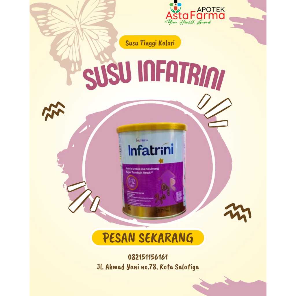 Infantrini Powder Susu Formula Bayi 0-12 Bln Untuk Pertumbuhan 400gr