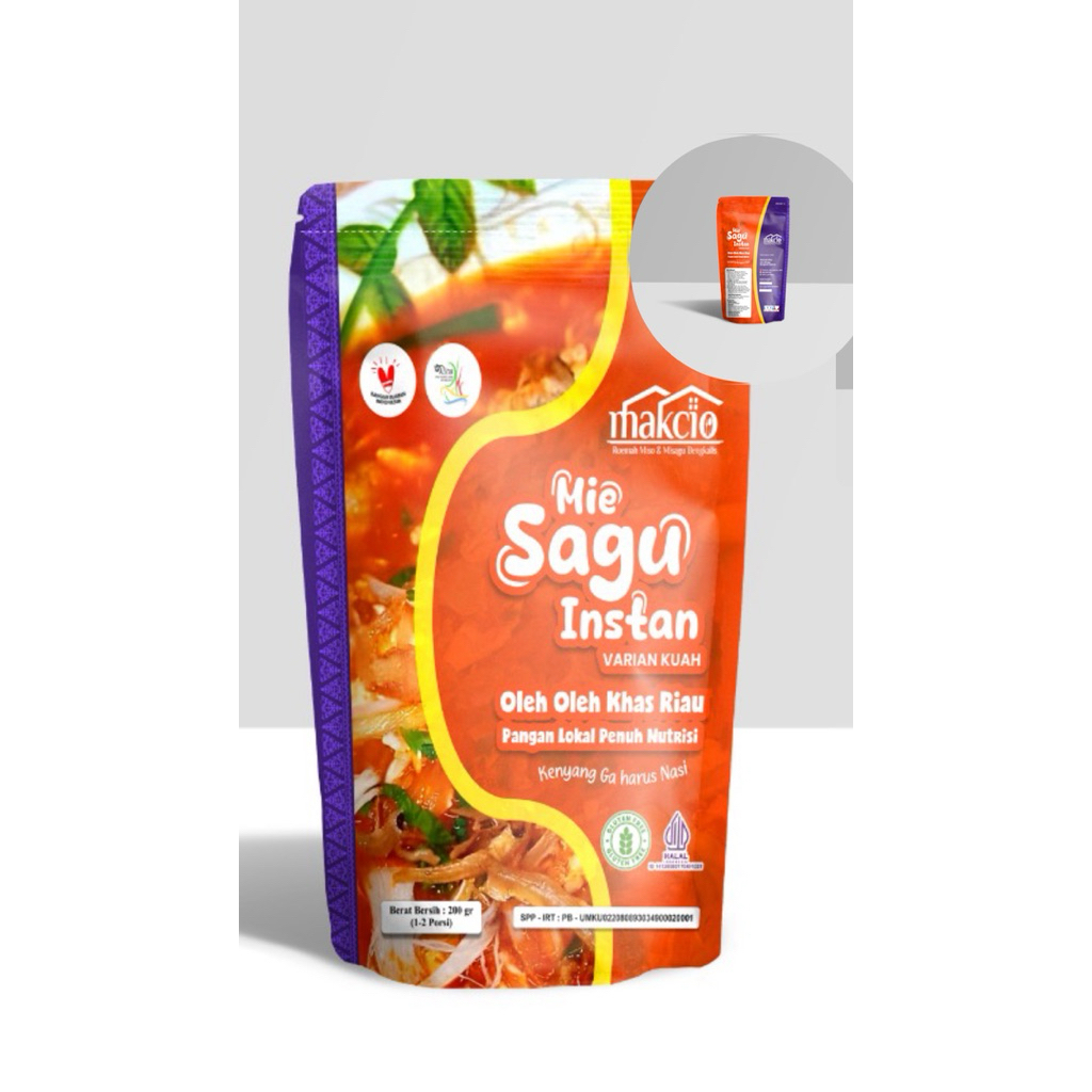 

Miesagu instan kemasan pouch