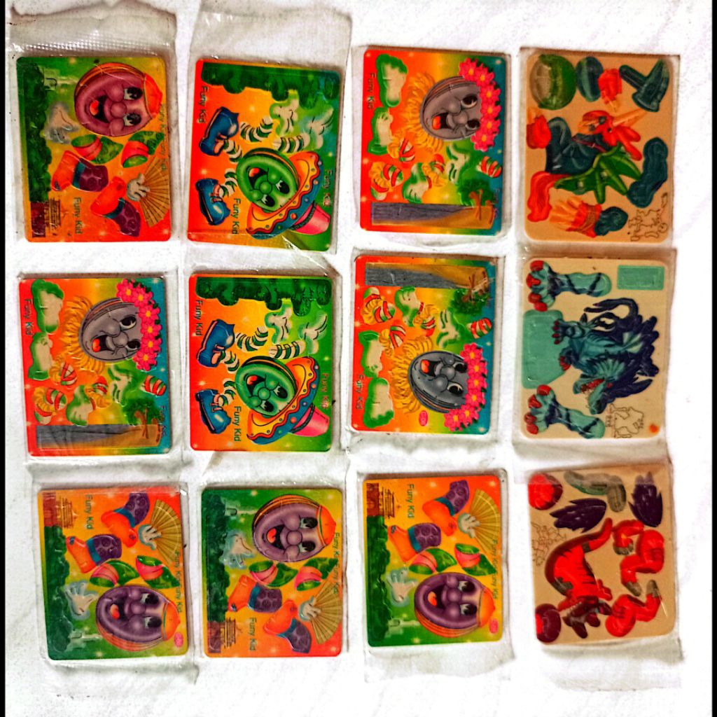 Puzzle Potato dan Digimon 12 Pcs