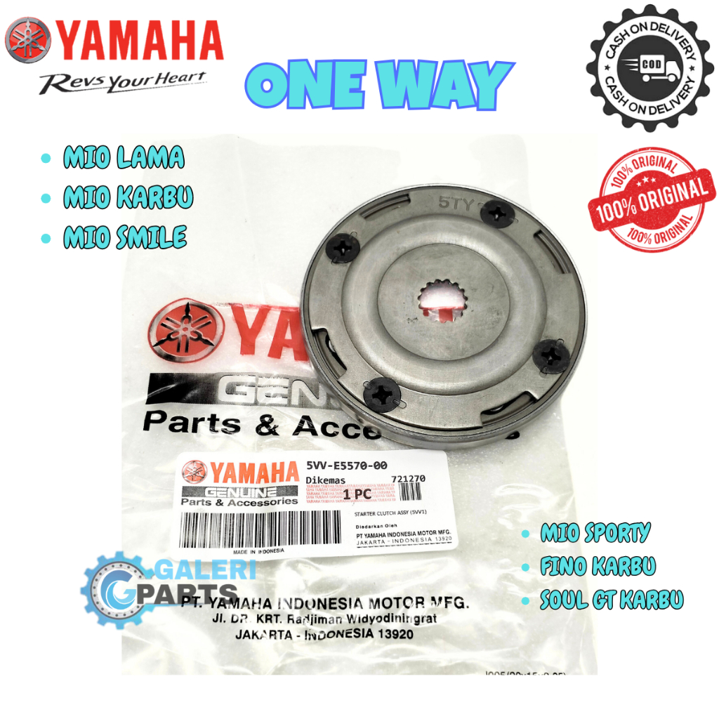 ORIGINAL ONE WAY OTOMATIS STARTER PELOR STATER YAMAHA MIO OLD LAMA SPORTY SMILE FINO MIO SOUL KARBU 
