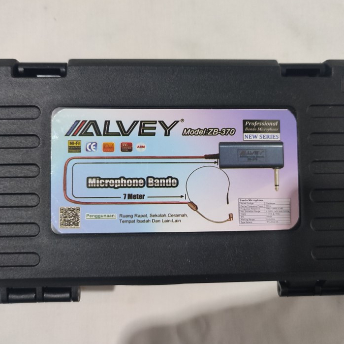 Mic / Microphone / Professional Microphone Bendo Panjang Kabel 7 meter ALVEY model ZB - 370