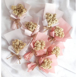 Mini Edelweis Bouquet | Buket Bunga Edelweis Kecil