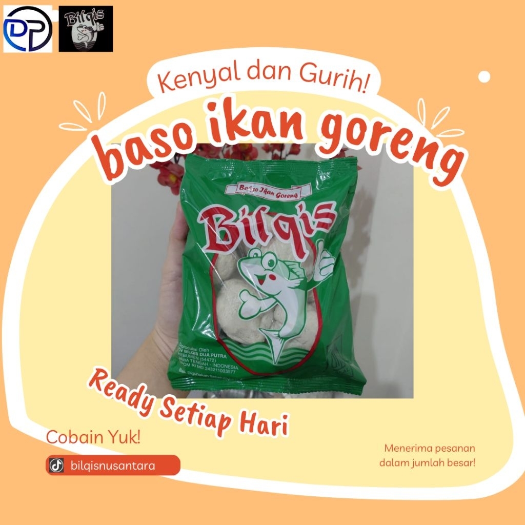 

Baso Ikan Goreng Bilqis kemasan 400gr