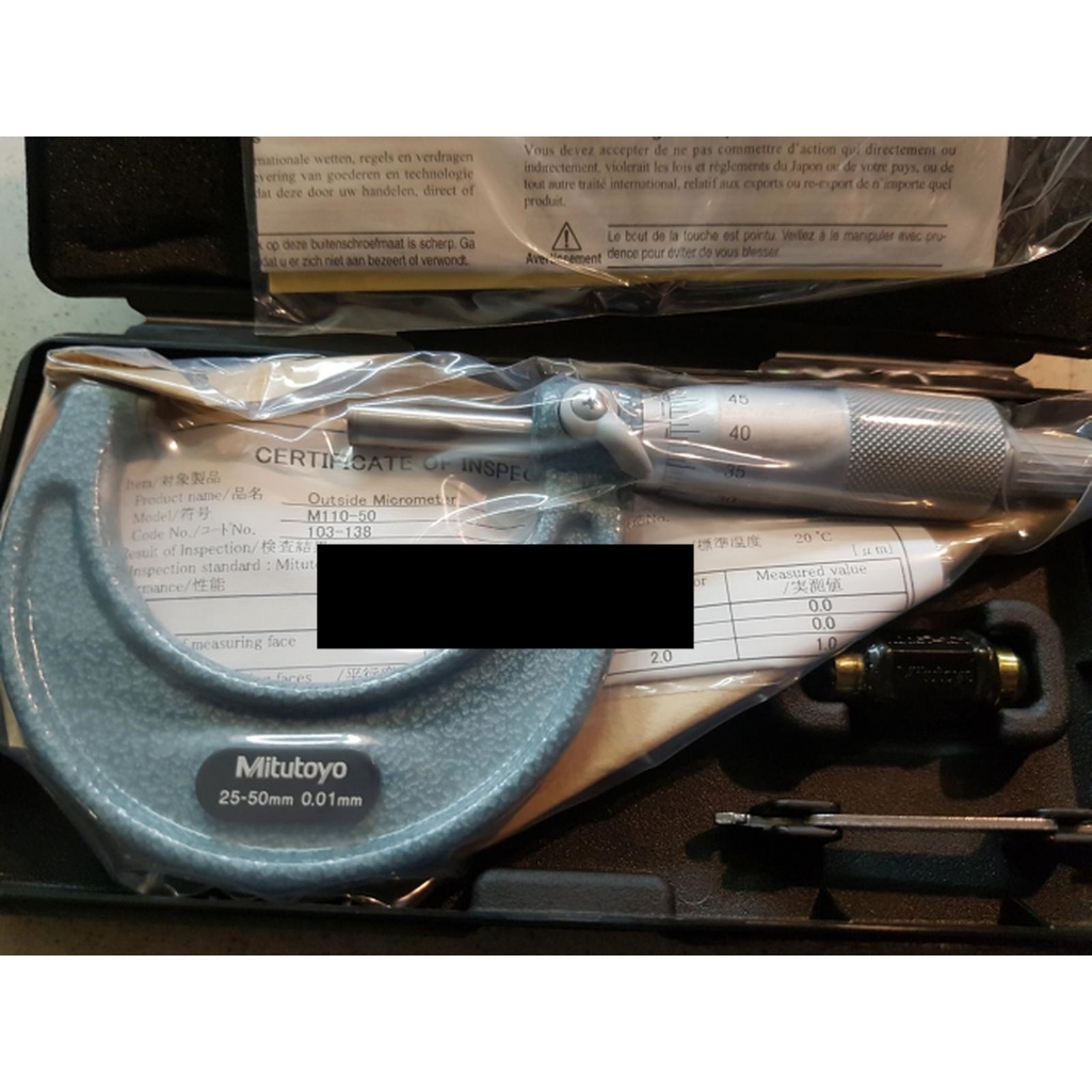 mikrometer outside micrometer 25-50mm MITUTOYO