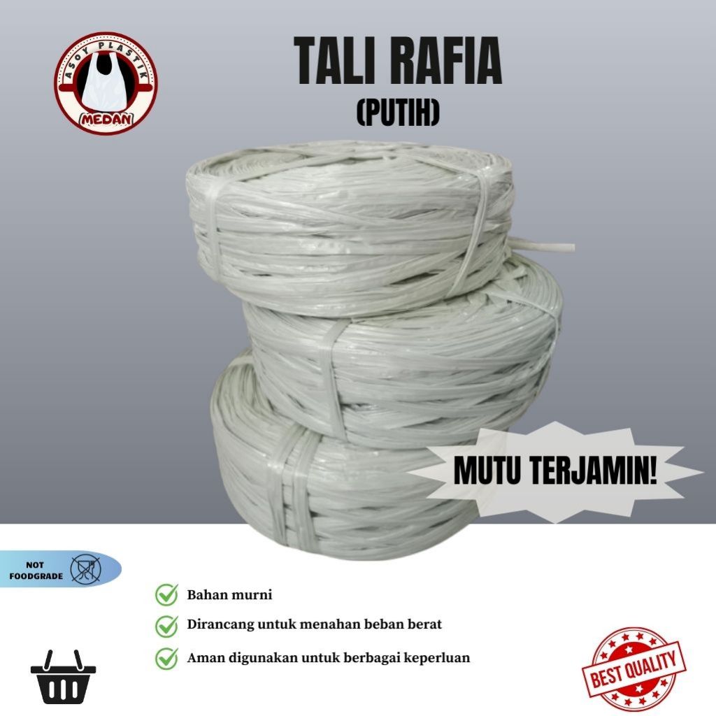 

[Asoy Plastik] TALI RAFIA TALI PLASTIK KUAT DAN TEBAL