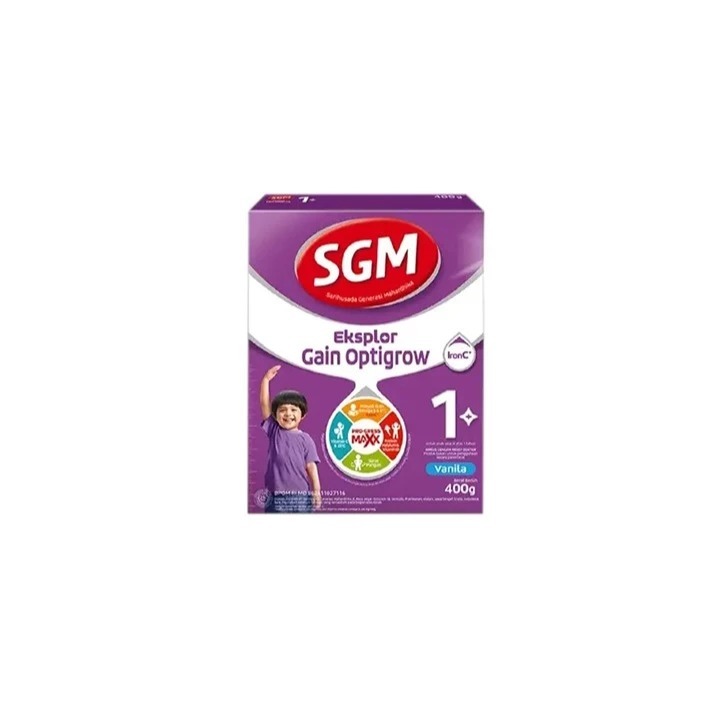 

SGM Eksplor Gain Optigrow 1 Vanilla Susu Bubuk 400 g