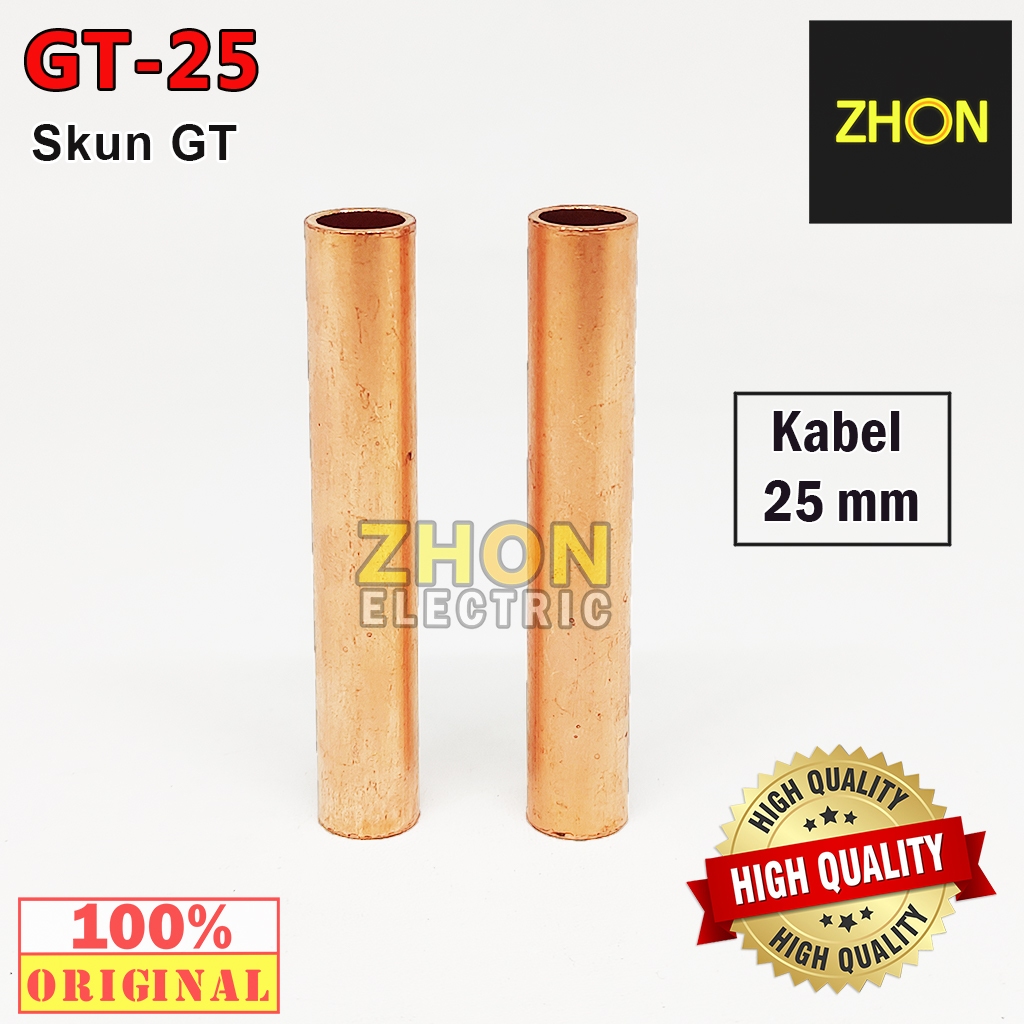 Skun Connector Tembaga GT-25 Size Kabel 25mm