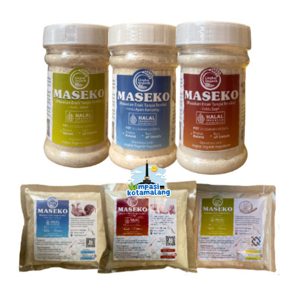 

12+ MASEKO KALDU ORGANIK GARAM LAUT KASAR - LINGKAR ORGANIK KALDU SEHAT MPASI BAYI