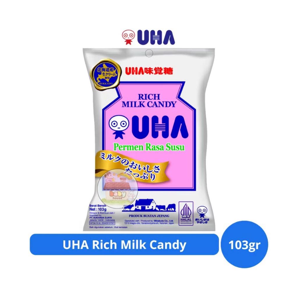 

PERMEN UHA Rich Milk Candy 103g