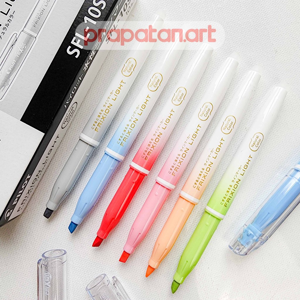 

Frixion Light Natural Colors SFL-10SL | Erasable Highlighter