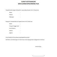 

SURAT IZIN ORANGTUA 1 PACK