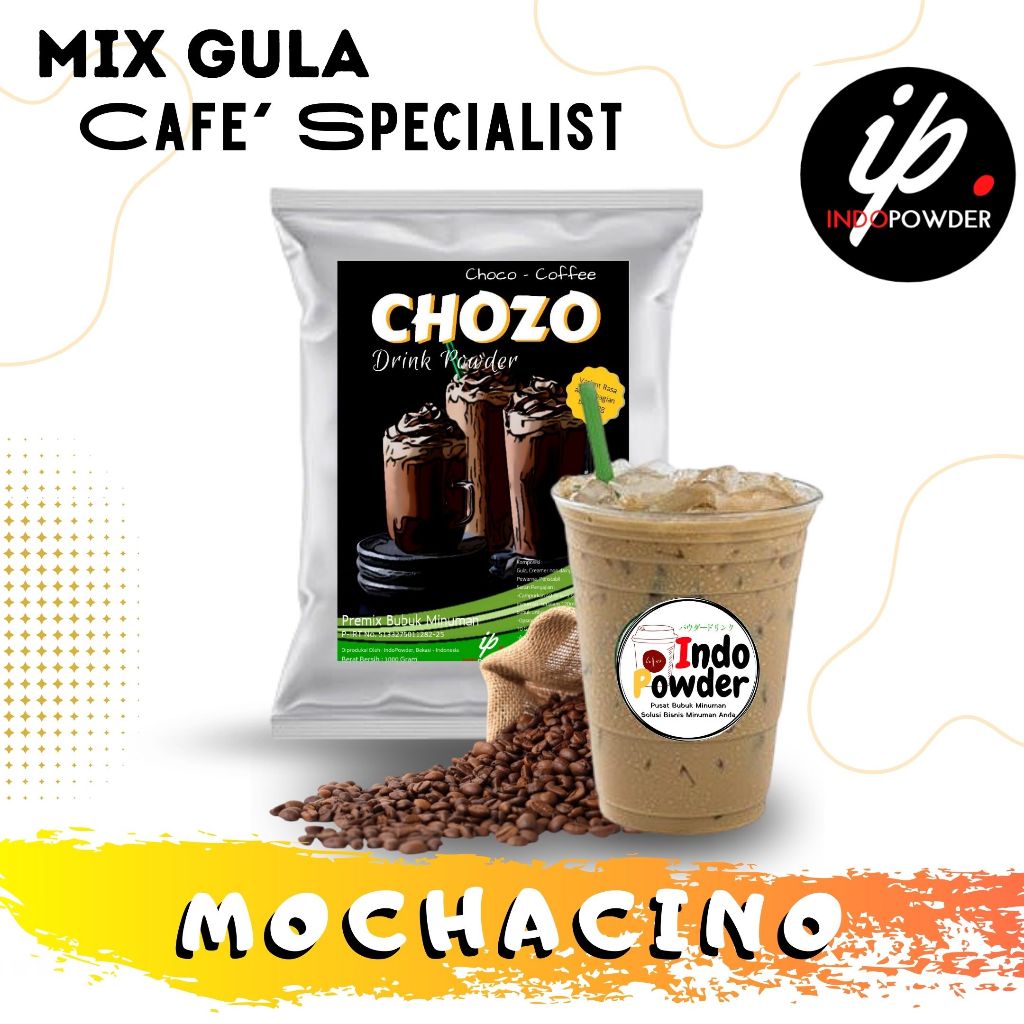 

Indopowder - Bubuk KOPI MOCHACINO 1Kg Untuk Cafe, Waralaba, Resto dan Usaha Minuman Kekinian