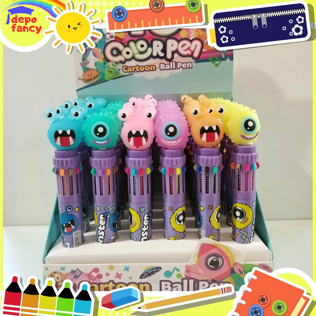 

Bulpen 10 Warna IM-100GS Monster / Balpen / Bulpoint / Pulpen / Pena / Pen