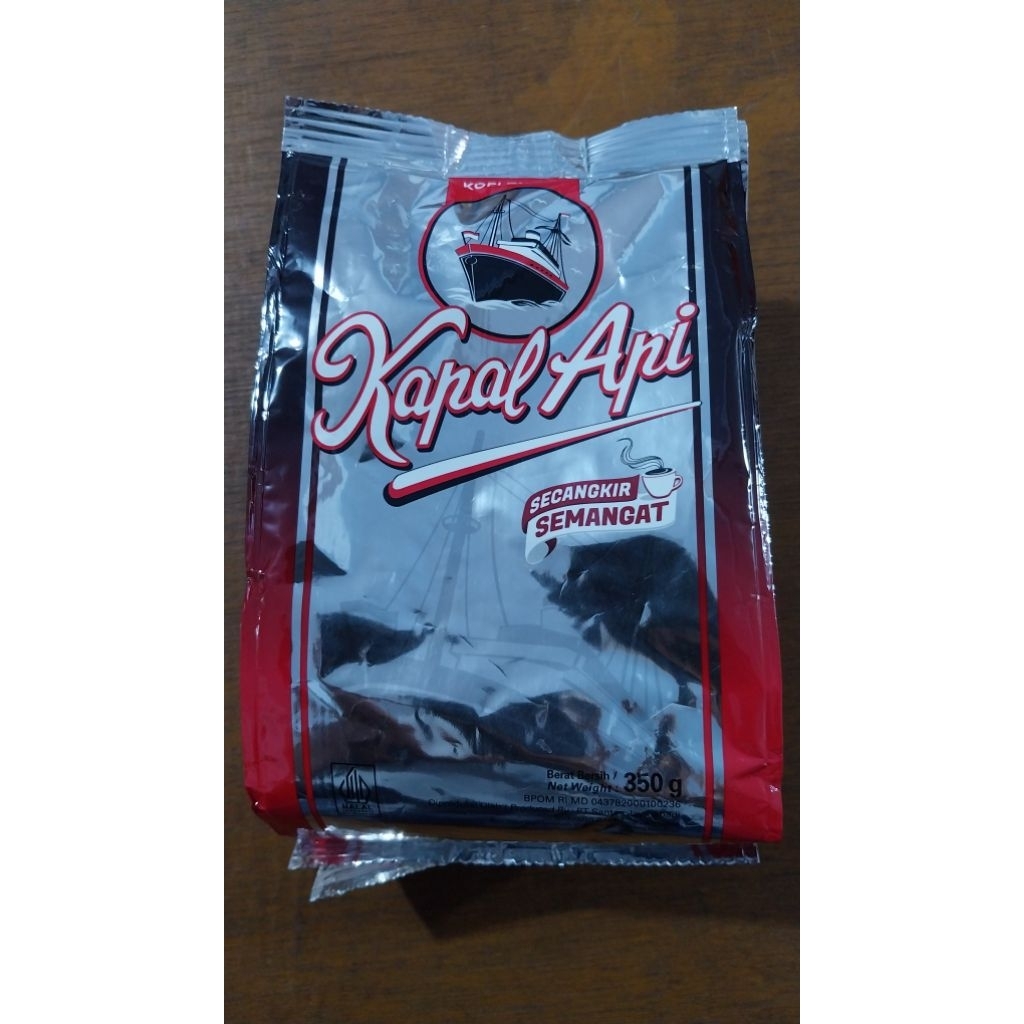 

Kopi Kapal Api 350gram Silver Kopi Bubuk