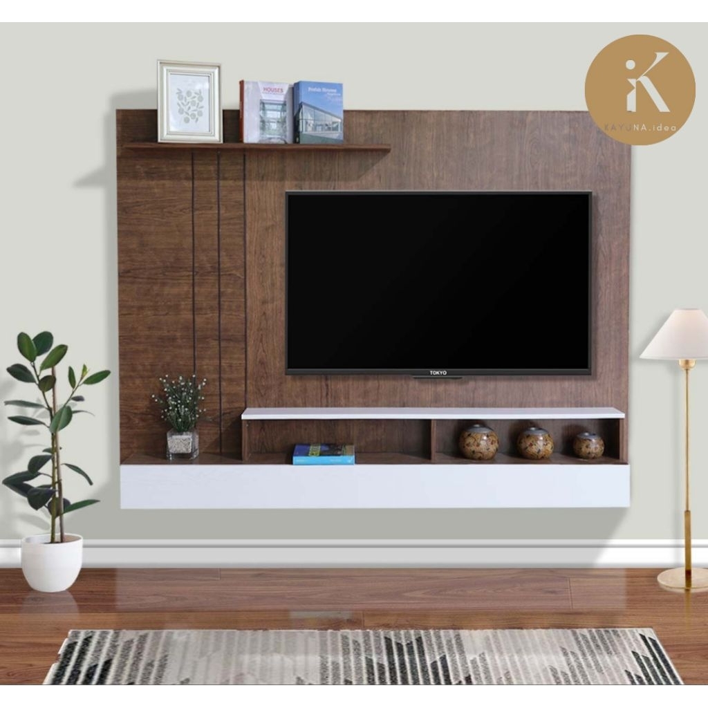 Backdrop TV Tallin/Meja TV/Backdrop TV/ Meja Multiplek/ Meja TV Kayu/ Backdrop TV Multiplek/ Multipl