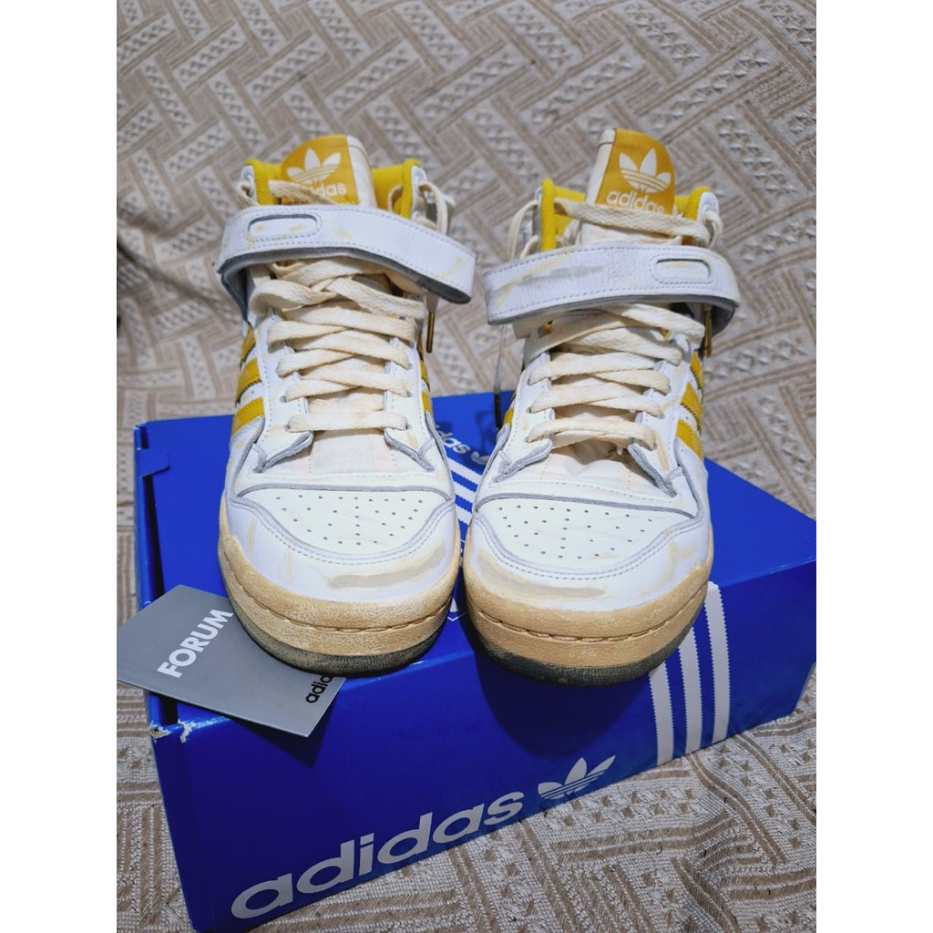 Adidas FORUM 84 HI AEC White Yellow