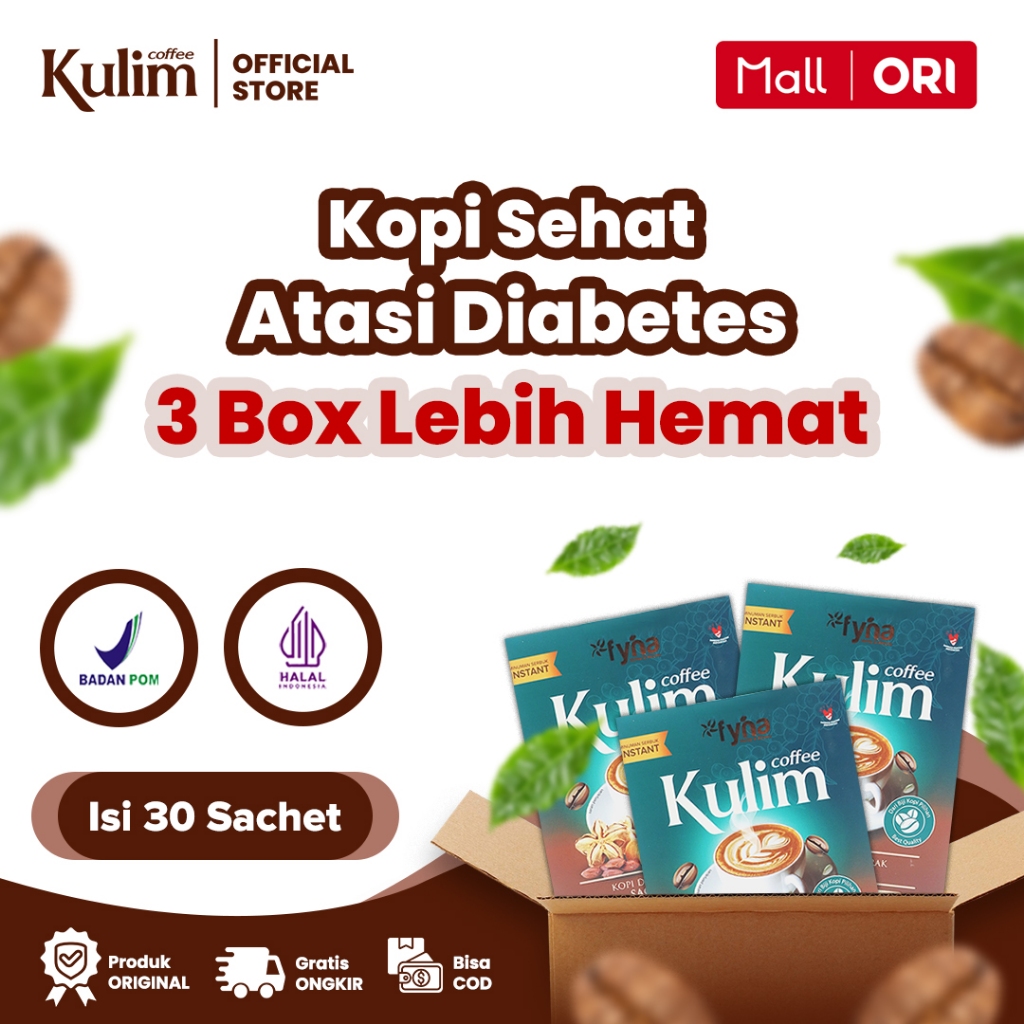 

KULIM COFFEE 3 Box - Kopi Sehat Untuk Atasi Diabetes