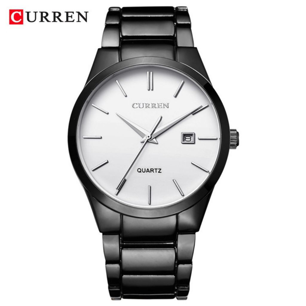CURREN 8106 Jam Tangan Pria Analog Stainless Steel CURRENOS