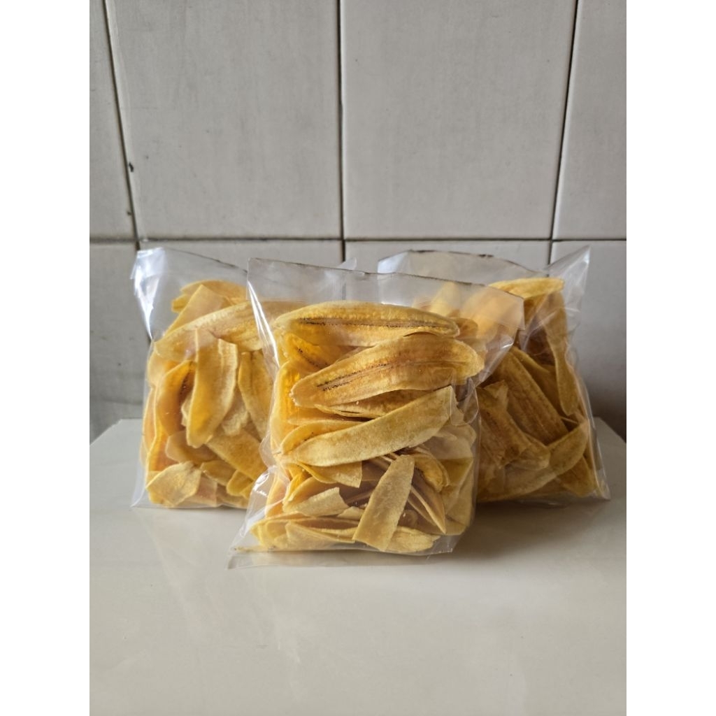 

Keripik Pisang Premium 150gr Original Cemilan Sehat Jajan Snack Asin Gurih Renyah