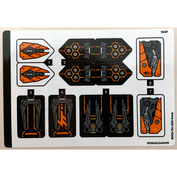 Lego Sticker Part 71821stk01 Sticker Sheet for Set 71821 - (10108436/6484990)